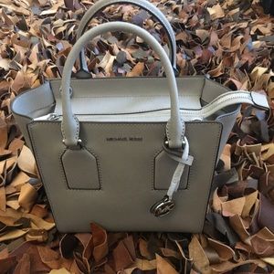 Authentic Michael Kors Pearl Grey Satchel
